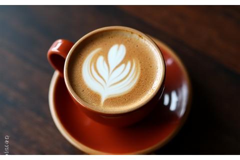 Café de spécialité avec latte art