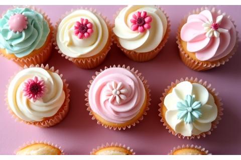 Assortiment de cupcakes frais