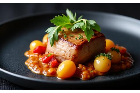 Plat gourmand de chef