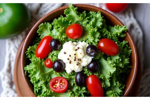 Salade fraîche méditerranéenne