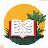 Icône d'un livre de recettes ouvert avec des ingrédients frais à côté